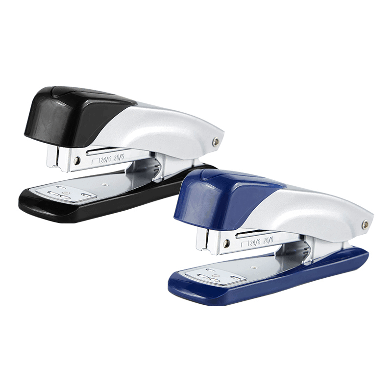 Степлер металевий, 25 аркушів, скоби №24/6, 26/6, чорний Baoke (ST1111)